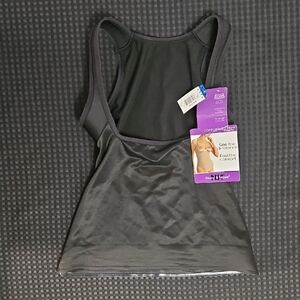 Naomi & Nicole, Black, Comfortable Firm Torsette, Slimming, Size XL